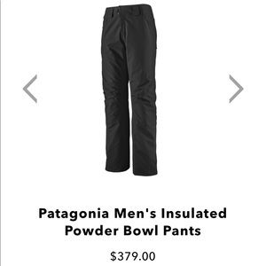 Men’s Patagonia Insulated Powder Bowl Pants
